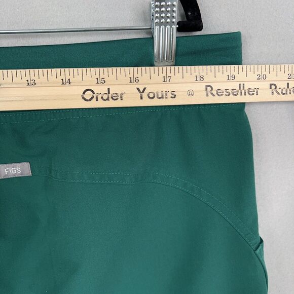 Figs Pants Womens XL Petite Green Yola Scrub Cargo Tech Minimal Utility Nurse - Picture 10 of 14